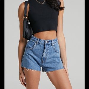 Rolla’s Dusters Denim High Waisted Shorts Size 26